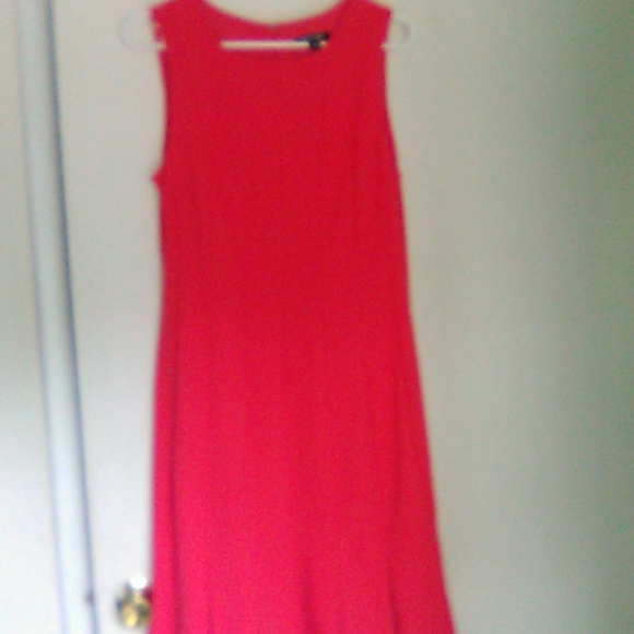 Roz & Ali orangish red cocktail dress sz 10 - Picture 11 of 11